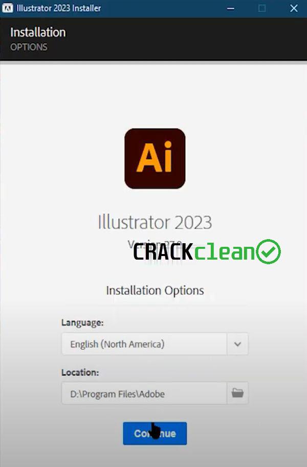 instrucciones para instalar el software completo Adobe Illustrator 2023