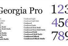 Download the full set of Georgia Pro fonts (20 fonts)