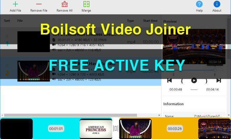 Boilsoft Video Joiner SERIAL CODE REGISTRATION + Full crack key