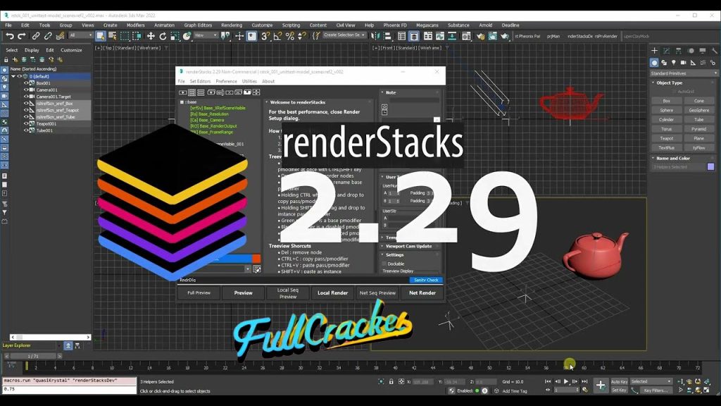renderStacks for 3ds Max